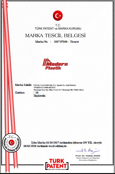 Marka Tescil Belgesi