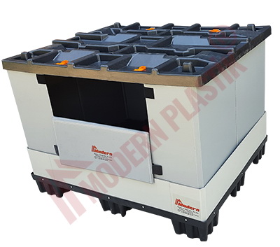 1000x1200mm Tabanlı ECOPACK - Katlanabilir Kasa