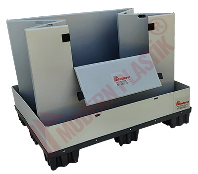 1000x1200mm Tabanlı ECOPACK - Katlanabilir Kasa