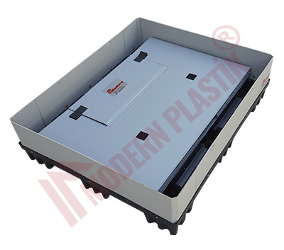 1000x1200mm Tabanlı ECOPACK - Katlanabilir Kasa